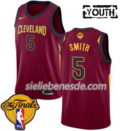 Kinder NBA Cleveland Cavaliers Trikot J.R. Smith 5 2018 Finals Patch Nike Rot Swingman